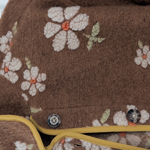 Toad&Co Sespe Floral Wool Jacket, hard to find, large - Picture 3 of 6